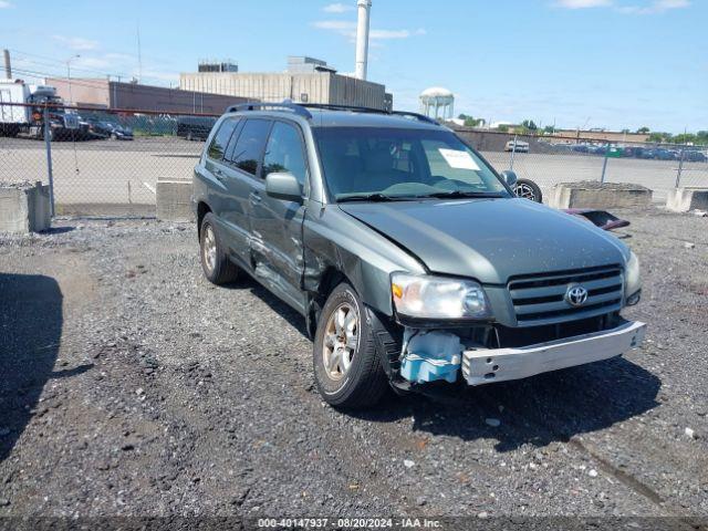  Salvage Toyota Highlander