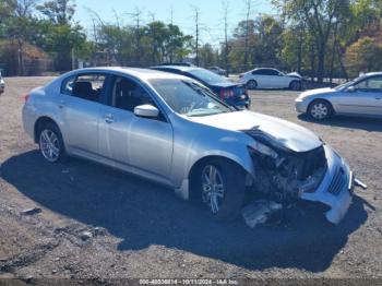  Salvage INFINITI G37x