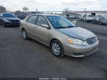  Salvage Toyota Corolla