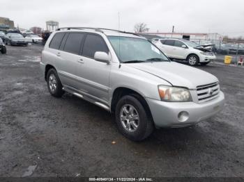  Salvage Toyota Highlander