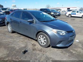  Salvage Toyota Corolla