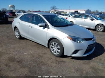 Salvage Toyota Corolla