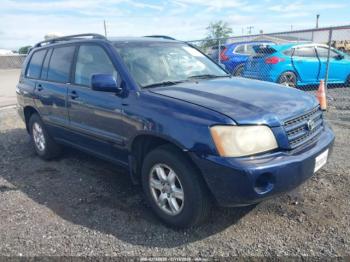  Salvage Toyota Highlander