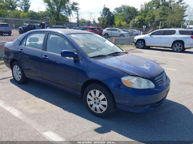  Salvage Toyota Corolla