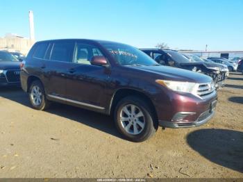  Salvage Toyota Highlander