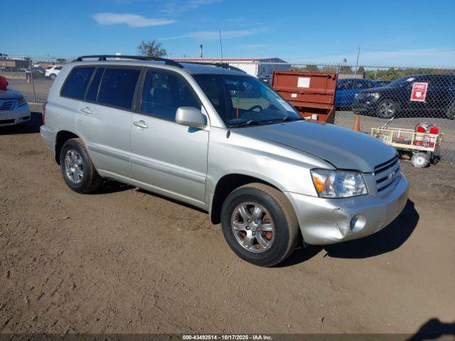  Salvage Toyota Highlander