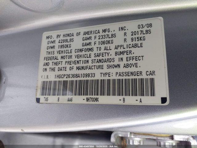 Honda Accord 2.4 Lx Image 2