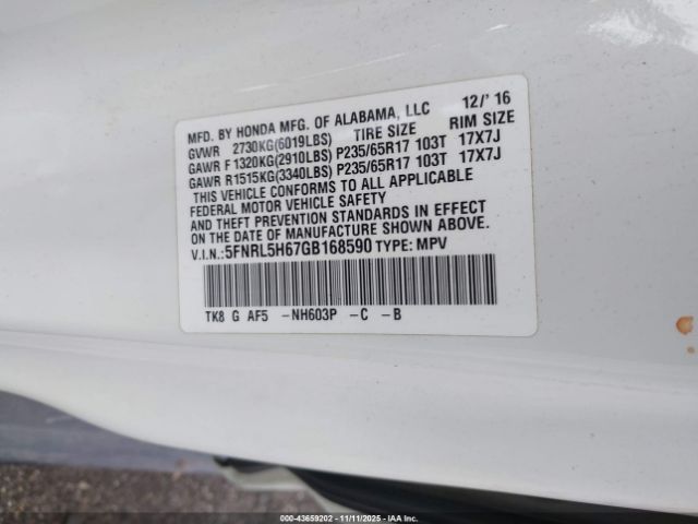 Honda Odyssey Ex-l Image 13