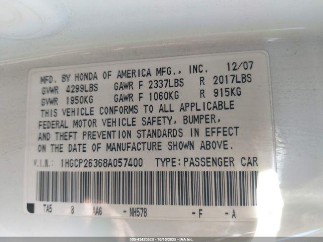 Honda Accord 2.4 Lx Image 7