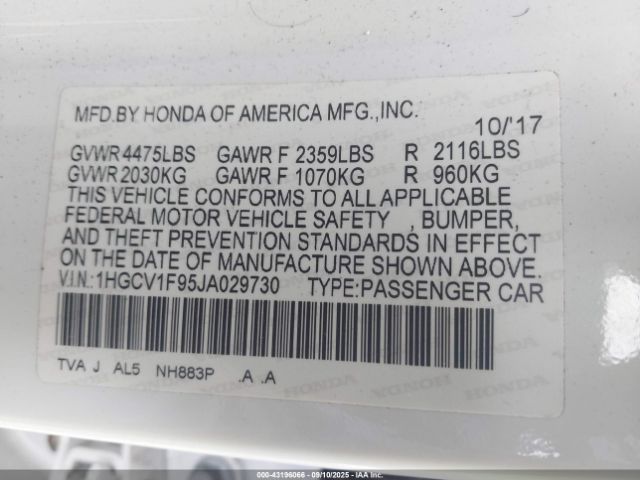 Honda Accord Touring Image 16