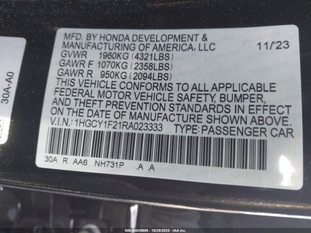 Honda Accord Lx Image 13