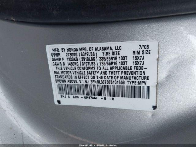 Honda Odyssey Ex-l Image 6