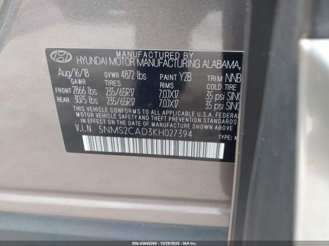 Hyundai SANTA FE Se Image 11