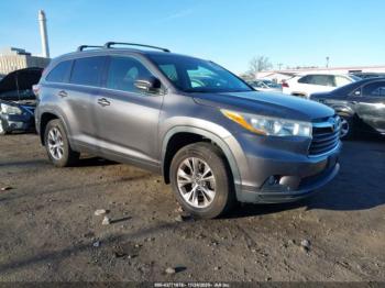  Salvage Toyota Highlander