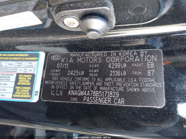 Kia Optima Lx Image 5