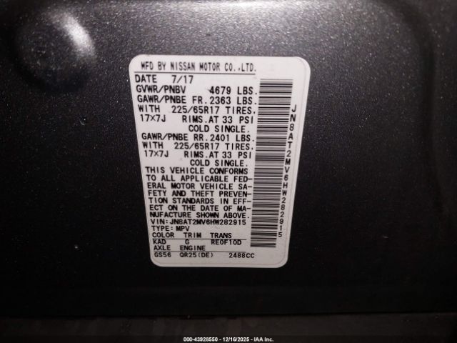 Nissan Rogue Sv Image 13