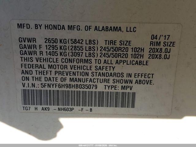 Honda Pilot Touring Image 7